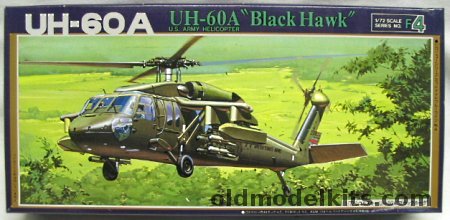 Fujimi 1/72 UH-60A US Army Black Hawk, 4 plastic model kit